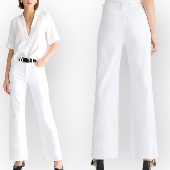 J Crew Slim Wide Leg Jeans 32 - Picture 15 of 15